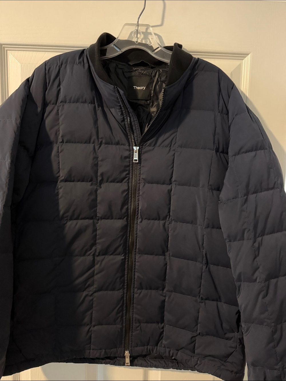 Theory Men's Quilted Puffer Jacket in Dark Navy